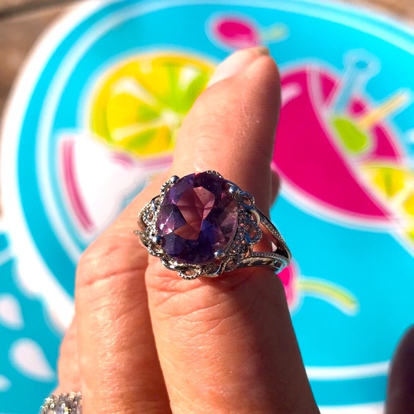 Ametrine/White Topaz Ring Anahi Size 8 Annabelle Coll Limited Edit… - Picture 6 of 12